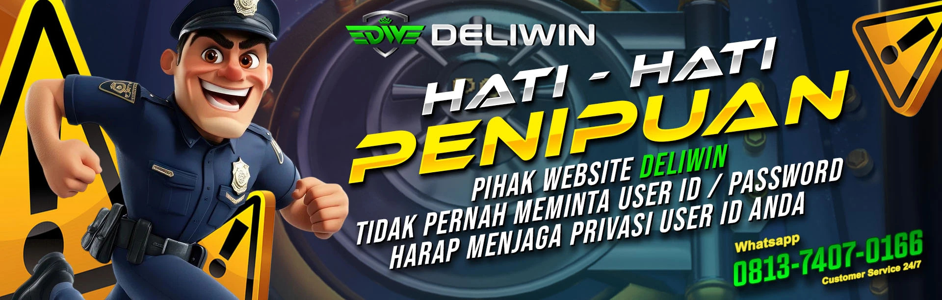 WASPADA PENIPUAN YANG MENGATASNAMAKAN DELIWIN