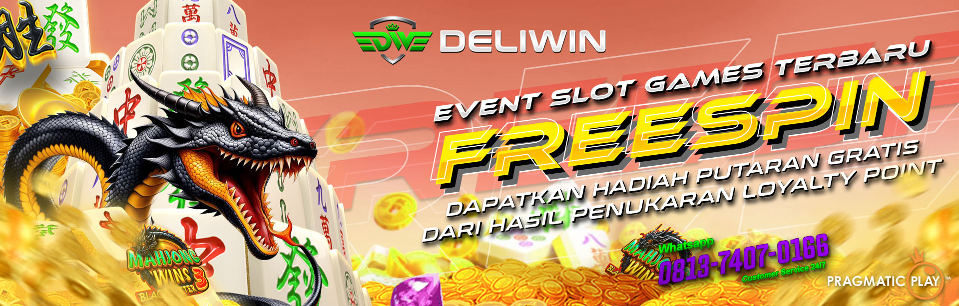 EVENT FREE SPIN  PRAGMATIC PLAY DELIWIN