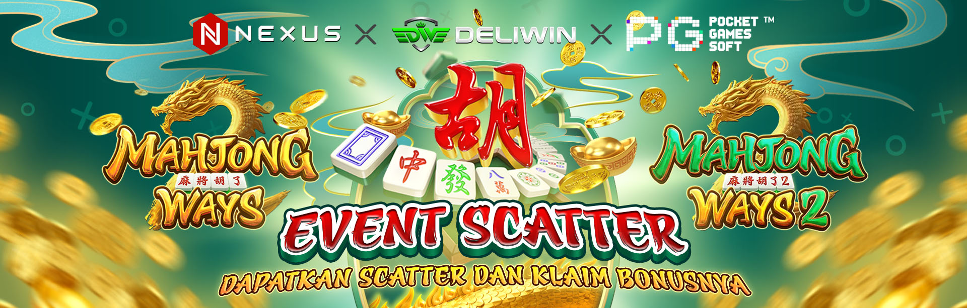 SPECIAL EVENT SCATTER MAHJONG WAYS DELIWIN X PG SOFT