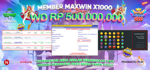 MEMBER MAXWIN STARLIGHT PRINCESS 1000 PRAGMATICPLAY SLOT DELIWIN